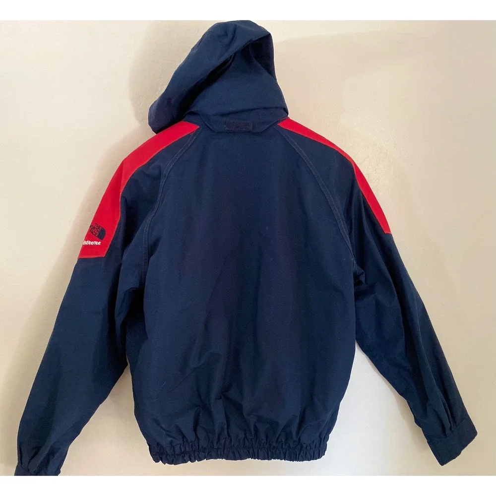 Vintage North Face Extreme Gore-Tex Jacket Mens L Navy Red Made in USA Hooded